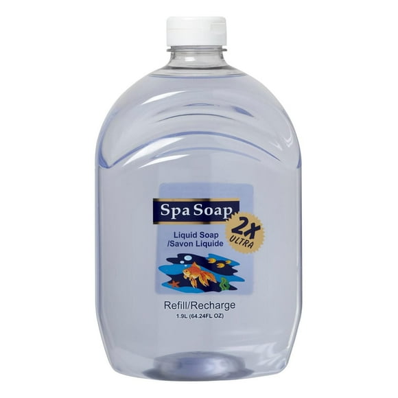 SpaSoap Ultra 2X Clear Liquid Soap Refill