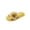 Yellow, variant on Willtoo Women's Floral Silk Slippers Elegant Open Toe House Shoes Non-slip EVA Sole Indoor Outdoor Summer Slides Breathable Spa Sandals