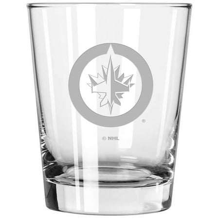 

Winnipeg Jets 15oz. Etched Double Old Fashioned Glass