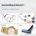 thumbnail image 4 of XIBUFE 2026 New Portable Ultrasonic Jewelry Cleaner 300Ml Professional Ultrasonic Cleaner Machine for Glasses Jewelry Rings Necklaces Coin Watches Dentures (White Gray), 4 of 5