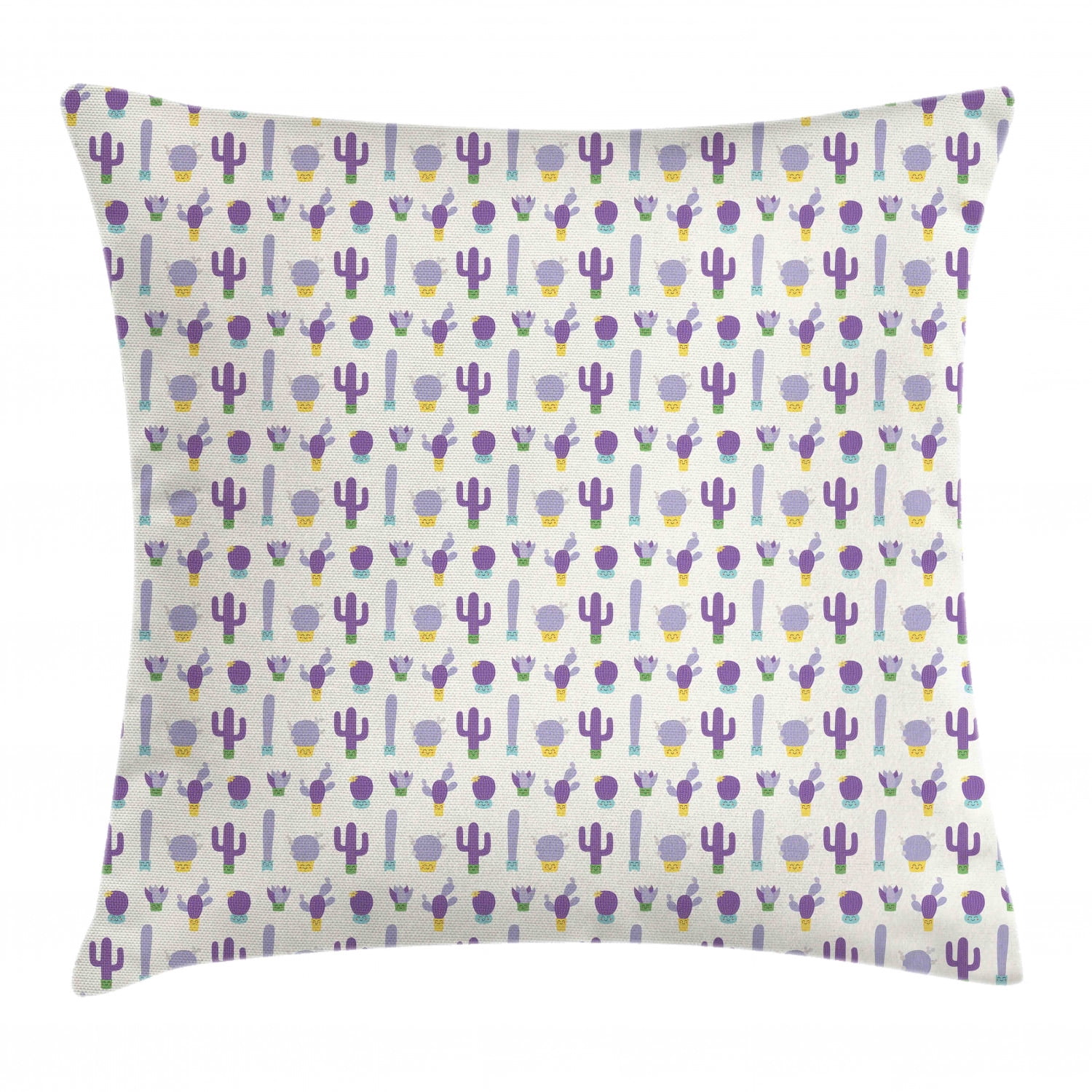 small purple decorative pillows