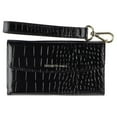 thumbnail image 2 of Elizabeth James Wristlet Folio for MagSafe for iPhone 15/14/13 - Black Croc, 2 of 5