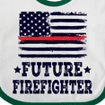 thumbnail image 4 of Inktastic Future Firefighter USA Boys or Girls Baby Bib, 4 of 4