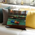 thumbnail image 3 of Autua  Billiard Print Decor Pillow Covers,Soft Square Cushion Covers Perfect for Sofa,Living Room,Seasonal Decor 20x20in, 3 of 5