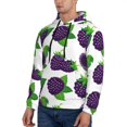 thumbnail image 2 of Hoodies for Men - Berry Long Sleeve Comfrt Men'S Fashion Hoodies & Sweatshirts, Sweatshirts for Men Hoodies Pullover Clothing Clothes with Pouch, 2 of 7