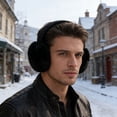 thumbnail image 4 of HaoXun Winter Fleece-Lined Foldable Faux Rabbit Fur Ear Muffs - Windproof Cold Weather Protection with Adjustable Headband for Outdoor Activities, 4 of 6