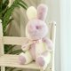thumbnail image 3 of Conejo de peluche bicolor de 35cm, muñeco de conejo bonito con regalo de muñeco de conejo colorido, 3 of 4