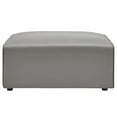thumbnail image 3 of Modway Mingle Vegan Leather Ottoman in Gray, 3 of 7