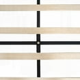 thumbnail image 3 of Twin Size Upholstered Platform Bed Frame with Linen Fabric Headboard and Grey Color for Bedroom, 3 of 12