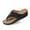 A Black, variant on Slippers For Women Open Toe Thong Beach Sandals Casual T Strap Dress Sandals Arch Support Flat Indoor Outdoor Shoes Beige 37