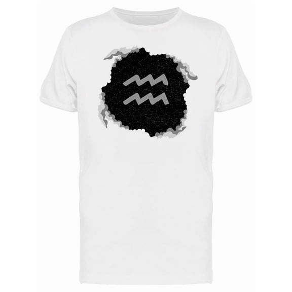 Aquarius Zodiac Sign Sky Tee Men's -Image by Shutterstock