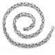 thumbnail image 2 of Conjunto de collar y pulsera de acero inoxidable de 8 mm de ancho para hombre de Heilwiy, 2 of 5