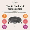 thumbnail image 2 of JumpSport 550f PRO Indoor Lightweight 44 Inch Folding Fitness Trampoline, Black, 2 of 10