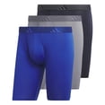 thumbnail image 1 of Calzoncillos tipo bóxer adidas Performance Athletic de 9 pulgadas, paquete de 3, 1 of 7