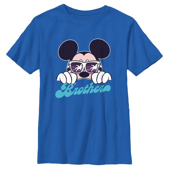 Boy's Mickey & Friends Cool Summer Brother Graphic T-Shirt