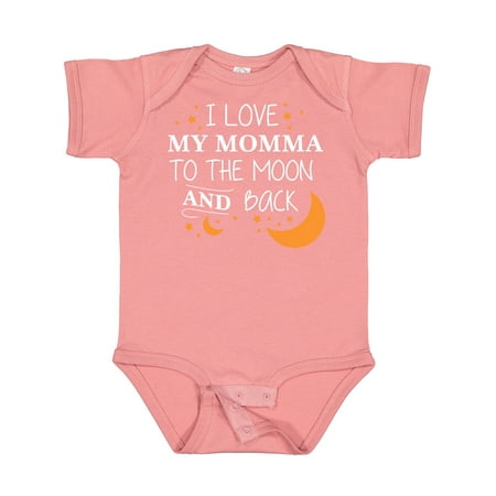 

Inktastic I Love My Momma to the Moon and Back Gift Baby Boy or Baby Girl Bodysuit