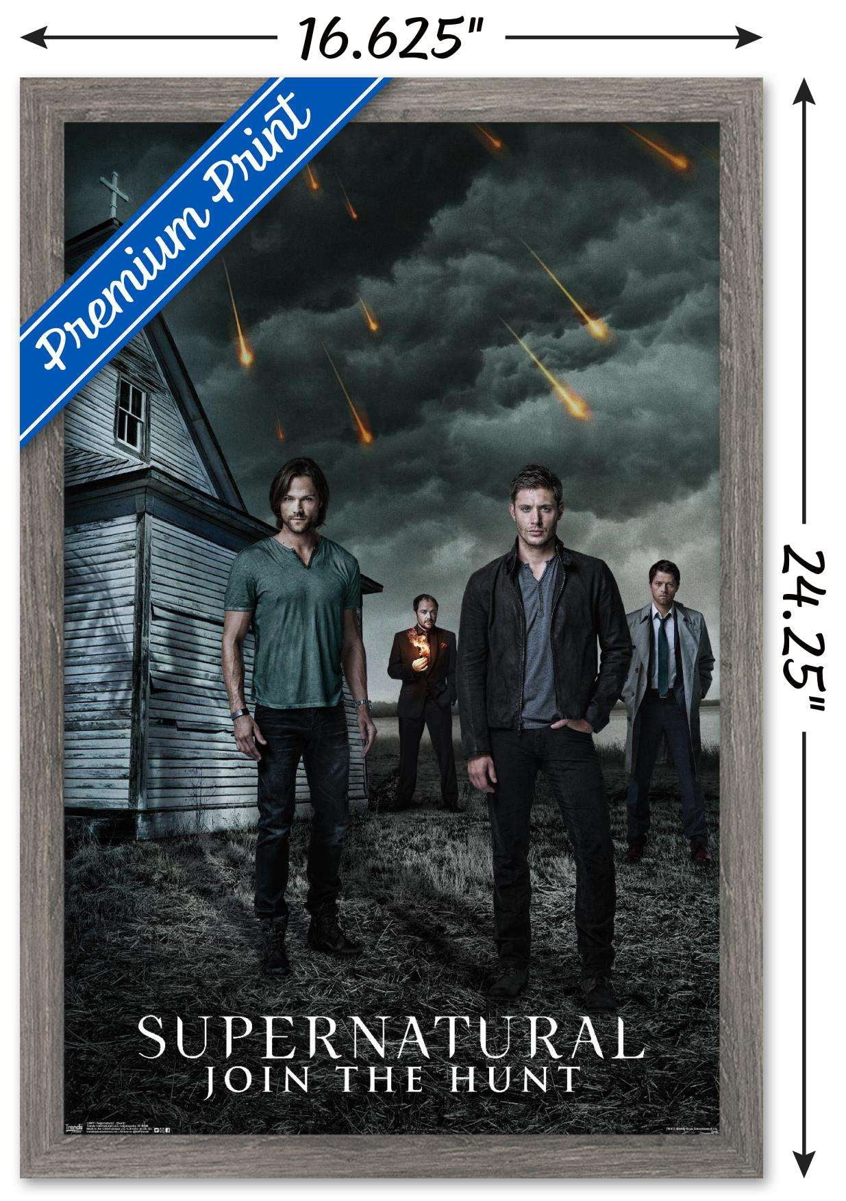 Supernatural - Church Wall Poster, 14.725" x 22.375", Framed