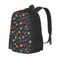 thumbnail image 1 of Easygdp Vintage Records Mochila de Gran Capacidad Minimalista Ideal para Escuela, Viajes y Uso Diario, 1 of 6
