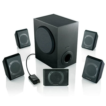 Creative Inspire P5800 - Speaker system - for PC - 5.1-channel - 72 Watt (total)