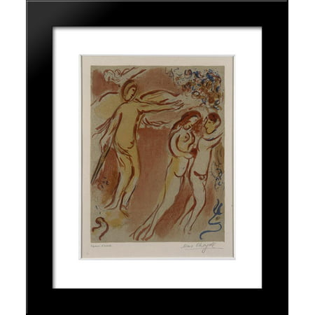 Adam and Eve Expelled From Paradise Framed Print by Marc 