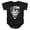 Black, variant on Batman Joker Red On Black Unisex Infant Snap Suit for Baby (18 Months) Black