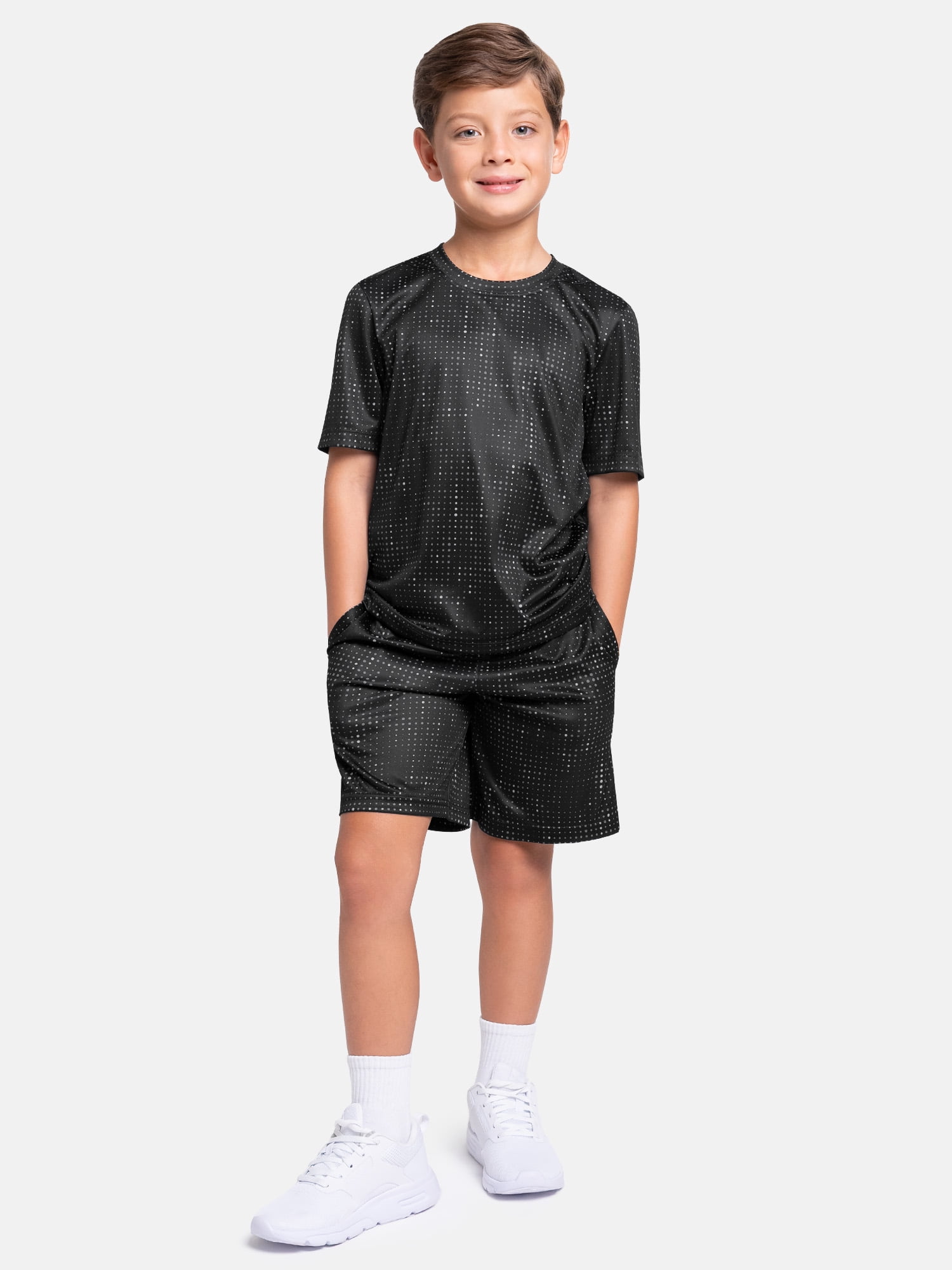 Athletic Works Boys Core Performance Short, 2-Pack, Sizes 4-18 & Husky