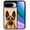 Black Tan German Shepherd Dog, variant on WIRESTER Shockproof Soft Rubber Cover Case for Samsung Galaxy A17 5G 6.7" 2025, Black White Tuxedo Cat On Aero Blue Background