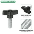 thumbnail image 2 of 20-Pack Thumb Screws, M8x20mm Tee Wing Knobs, Carbon Steel T Handles Knob for Industrial, 2 of 6