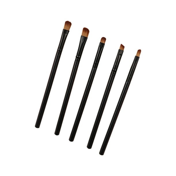 Fiudx Pincel para Sombras de Ojos, Pincel de Maquillaje, Pincel para Cejas, Pincel para Labios, Pincel Corrector, Juego de Pinceles para Sombras de Nariz