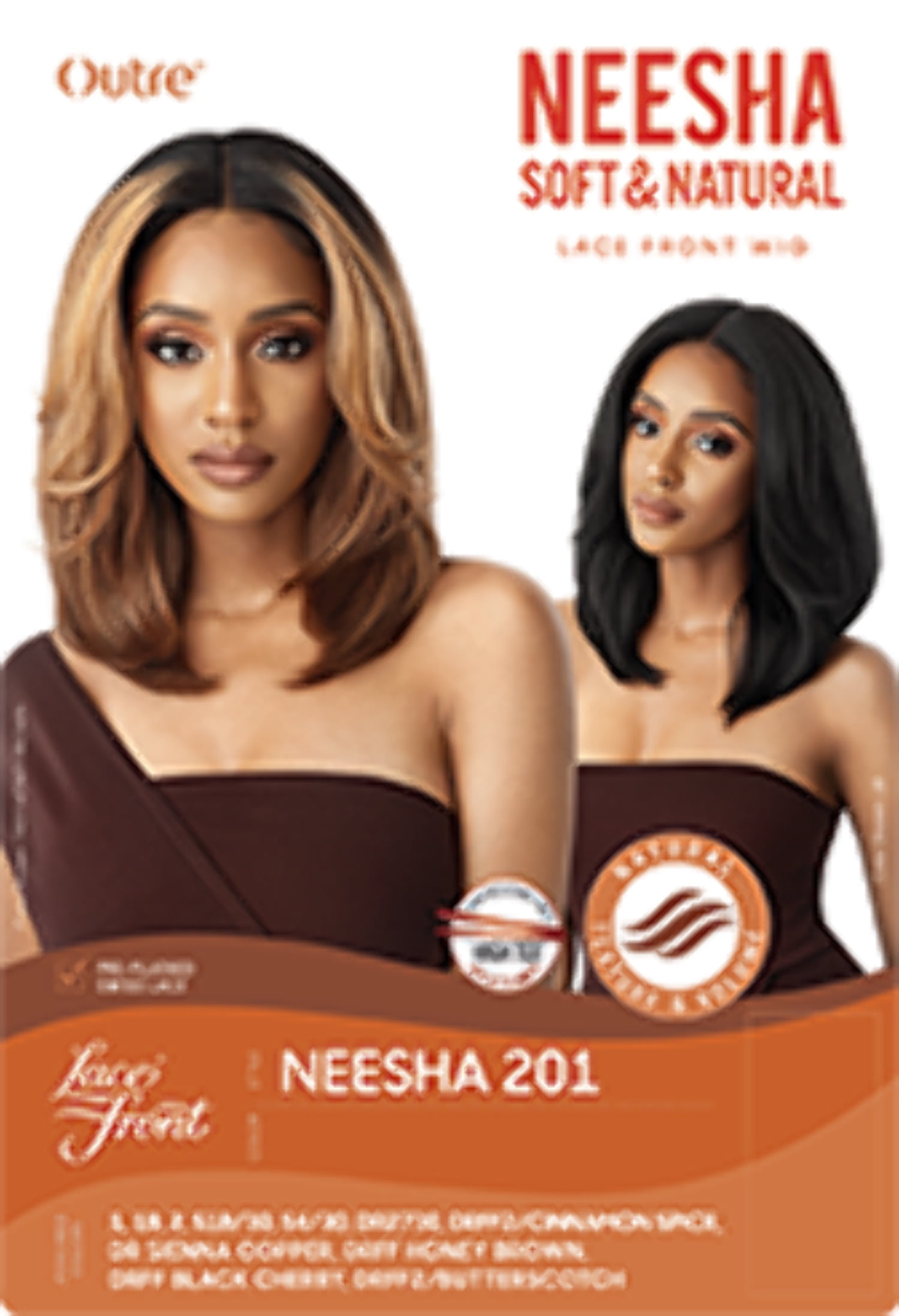 Outre Lace Front Wig Soft  Natural Neesha 201