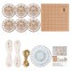 thumbnail image 1 of Juego de manualidades con rodajas de madera para hacer tú mismo, adornos para árbol de Navidad sin terminar, 7,5 cm de madera Set C, 1 of 9