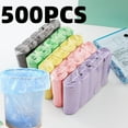 thumbnail image 2 of Flat Top Type Garbage Bags High Quality Plastic Trash Bags Disposable Trash Pouch Kitchen Storage Garbage Bags Cleaning Waste Ba Pink 45x50cm, 2 of 6