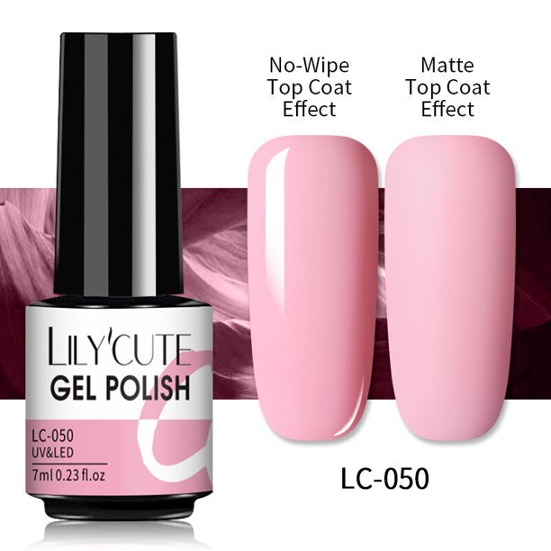 LILYCUTE 7ML capa superior mate barniz para arte de uñas Gel de Color mate capa superior mate necesita Soak-Off UV LED Gel esmalte de uñas híbrido Tan Jianjun unisex