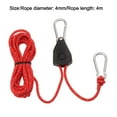 thumbnail image 3 of 4m Length Awning Wind Rope Lights Lifting Tent Rope Tensione Fixed Buckle Pulley Adjustable Rope Fastener Ratchet Hangers 2, 3 of 8