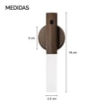 thumbnail image 5 of Set de 3 Lámparas LED con Sensor de Movimiento Lo Necesito Modelo LSM3 | Recargables USB-C | Luz Cálida 2700-3000K | Base Magnética y Adhesiva | Color Madera Nogal, 5 of 5