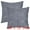 Grey-2, variant on Unique Bargains Shaggy Plush Throw Pillow Covers Couch Pillow Covers (2 Count) White-1 12" x 20"