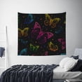 thumbnail image 6 of Balery Butterfly Pattern Tapestry 60x51 Inches - Large Wall Hanging Tapestry for Bedroom, Living Room, Dorm Decor - Artistic and Aesthetic Room Decor, 6 of 9