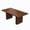 Walnut, variant on Hawsaiy 78" Rectangular Farmhouse Dining Table for 6–8, Large Kitchen Table with Grooved Wood Base, Thick Waterproof Top for Dining Room, Walnut