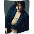 thumbnail image 3 of Blanket Norman Reedus Soft and Comfortable Warm Fleece Throw Blankets Yoga Blankets Beach Blanket Picnic Blankets Gift for Dorm Room Office Decor Sofa Bed Camping Travel All Season, 3 of 6