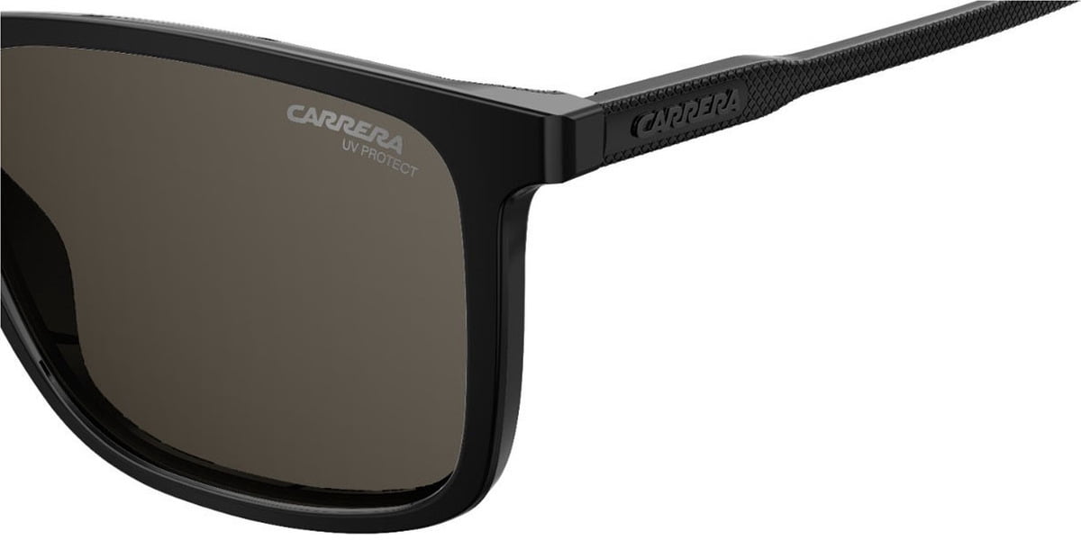 Carrera Black Slim Modern Square Sunglasses with Spring Hinges - CA231S 0807 IR