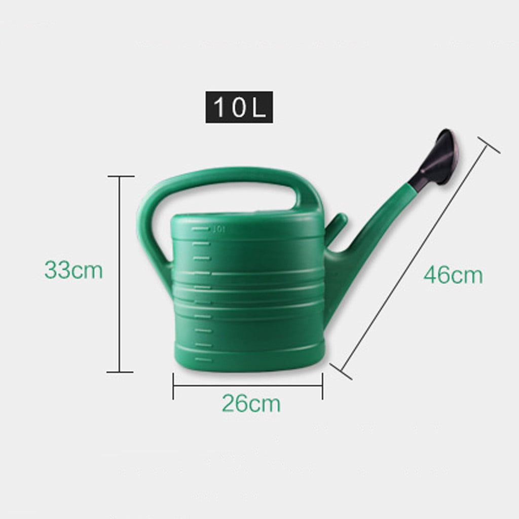 Dengmore Watering Can for Indoor Outdoor Plants Watering Cans with Sprinkler Head for House Garden Flower Sprinkling Bonsai Long Spout Water Can Watering Pot Gardening Large Capacity 2.6 Gallon /10L
