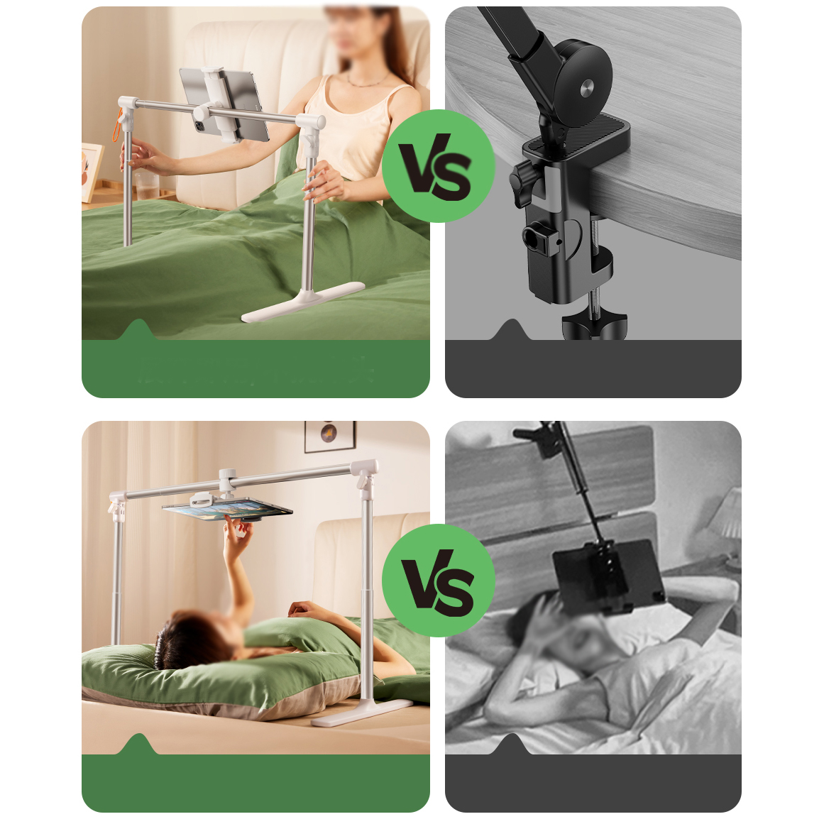 Lazy Tablet Holder, no Need to Install Lazy Mobile Phone Holder at The Bedside, Retractable Lifting Mobile Phone Tablet Holder, Suitable for 4.7-12.9in Mobile Phones and Tablets, for beds