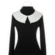 thumbnail image 3 of INSPIRE CHIC Cuello falso desmontable, mini capa bordada, cuello ruff dickey falso para blusa blanca-8, 3 of 5