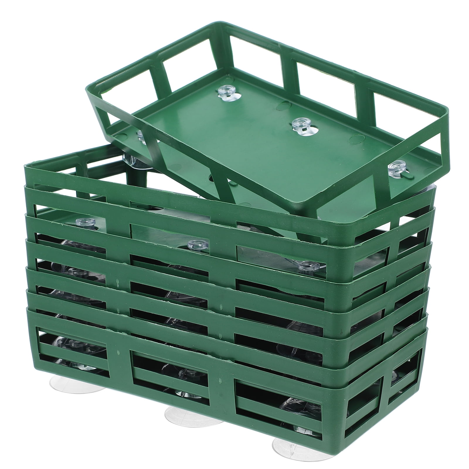 Raindrops 10 Pcs Flower Cages for Floral Arrangements Foam Artificial Flowers Mud Holder Green