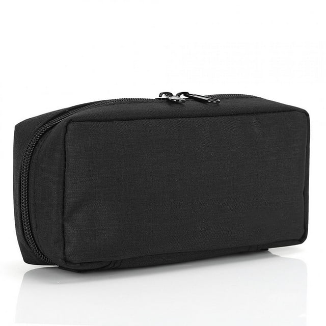 Sac d'Insuline Étui de Refroidissement d'Insuline Organisateur d'Insuline Sac Protecteur d'Insuline Portable Refroidisseur d'Insuline Protecteur Sac Organisateur Pochette de Refroidissement d'Isolation Noire