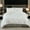 White, variant on Grey Satin Comforter Set Full Size with Sheet Set,10 Pcs Wrinkled Satin Bedding,Pinch Pleat Satin Bed Set,Queen Bed in a Bag,Silk Like Satin Bed Sheets,Silky Luxury Comforter Grey Bedding Set