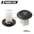 thumbnail image 5 of For BMW 07147265039 Fixed Clamp Fixed Clamp Black White 10pcs Plastic 23 5mm 20 1mm Black White For BMW 07147265039, 5 of 8