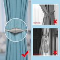 thumbnail image 2 of 2 abrazaderas magnéticas para cortina hechas a mano con cuerda tejida, decoración práctica, 2 of 5