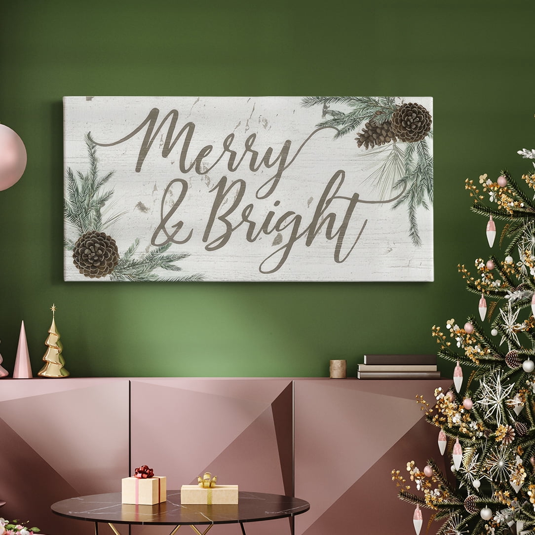 Wreath Sentiments I- Gallery Wrapped Canvas