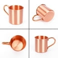 thumbnail image 5 of Pure Copper Mug Solid Without Inside for Coffee Beer Milk Water Cup, 5 of 8
